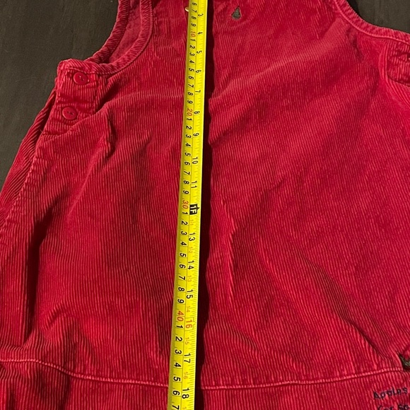 Vtg. Spot The Dog Embroidered Corduroy Red Toddler Dress 4t - Picture 6 of 7